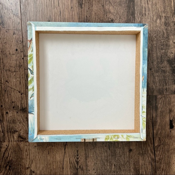 Crab Bake Coastal Nautical Canvas Print Wall Art 12 x 12 - Picture 2 of 6